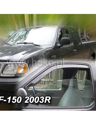 ΑΝΕΜΟΘΡΑΥΣΤΕΣ ΓΙΑ FORD F150 XLT 2D 1999-2003 ΖΕΥΓΑΡΙ ΑΠΟ ΕΥΚΑΜΠΤΟ ΦΙΜΕ ΠΛΑΣΤΙΚΟ HEKO - 2 ΤΕΜ.