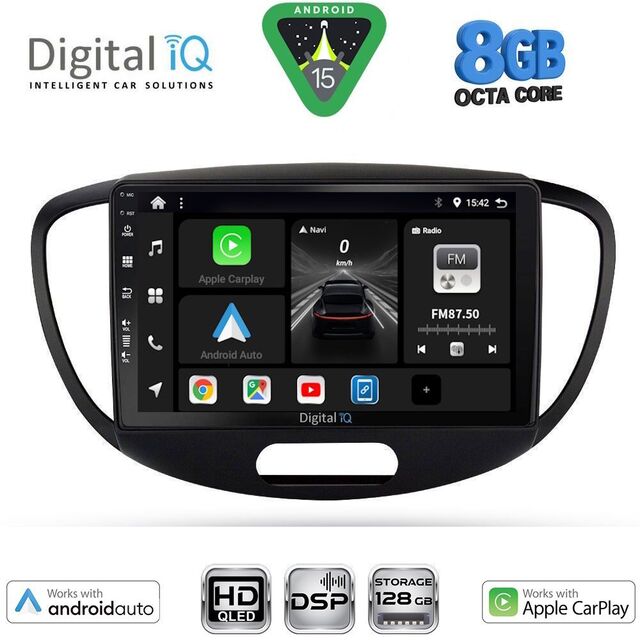 DIGITAL IQ BXF 7223_CPAA (9inc) MULTIMEDIA TABLET for HYUNDAI i10 mod. 2008-2013