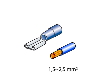 ΦΙΣΑΚΙΑ 6.3 x 0.8mm (10τμχ)