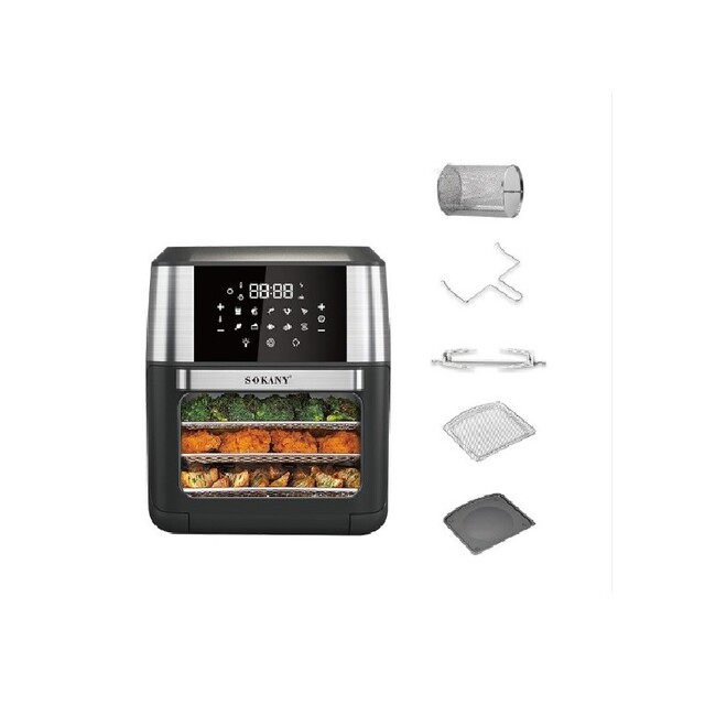 ΦΡΙΤΕΖΑ ΑΕΡΟΣ ΧΩΡΗΤΙΚΟΤΗΤΑΣ 12L/1800W SOKANY SK-ZG-8029