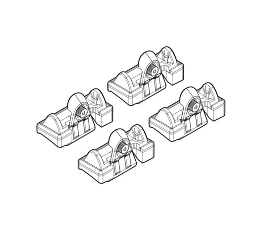 ΑΚΡΑ ΓΙΑ ΜΠΑΡΕΣ NORDRIVE ΓΙΑ VW PASSAT 03/05-12/10 KIT