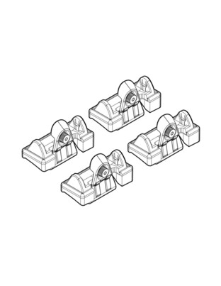 ΑΚΡΑ ΓΙΑ ΜΠΑΡΕΣ NORDRIVE ΓΙΑ VW PASSAT 03/05-12/10 KIT