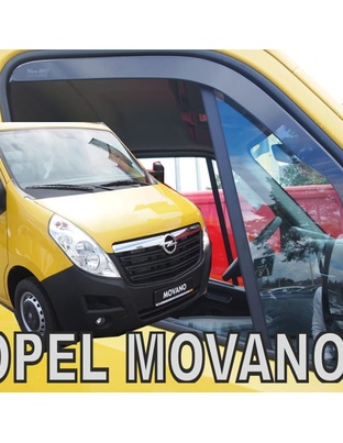 ΑΝΕΜΟΘΡΑΥΣΤΕΣ ΓΙΑ OPEL MOVANO B 2010+ / RENAULT MASTER 3 2010+ / MASTER IV 2019+ / NISSAN NV400 2011+ ΜΑΚΡΥ ΖΕΥΓΑΡΙ VAN ΑΠΟ ΕΥΚΑΜΠΤΟ ΦΙΜΕ ΠΛΑΣΤΙΚΟ HEKO - 2 ΤΕΜ.