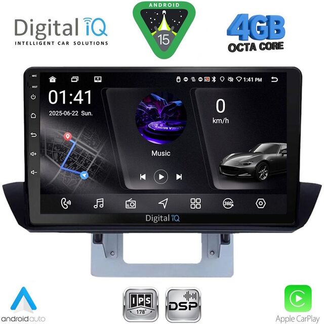 DIGITAL IQ RSG 6364_CPA DASH (9inc) MULTIMEDIA TABLET for MAZDA BT50 mod. 2012-2019