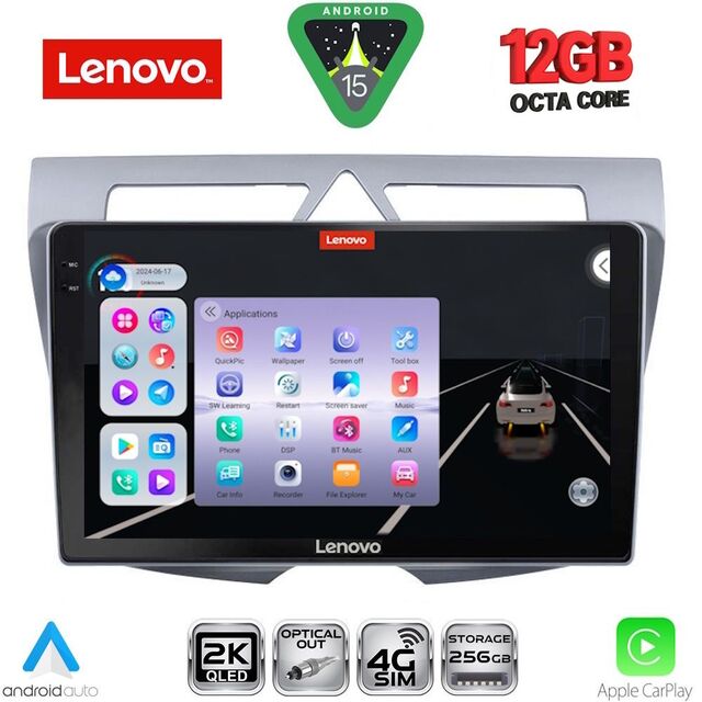 LENOVO SSZ 12307_CPA (9inc) MULTIMEDIA TABLET for KIA PICANTO mod. 2008-2011