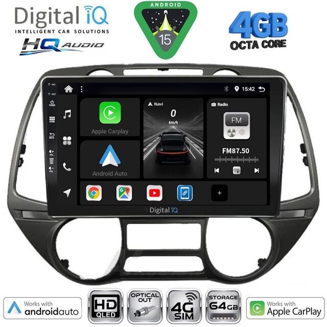 DIGITAL IQ BXK 19226_CPAA  (9inc) MULTIMEDIA TABLET for HYUNDAI i20 mod. 2008-2014