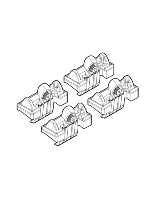 ΑΚΡΑ ΓΙΑ ΜΠΑΡΕΣ NORDRIVE ΓΙΑ PEUGEOT 1007 05/05-05/10 KIT