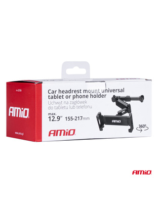Amio - ΒΑΣΗ ΣΤΗΡΙΞΗΣ ΤΑΜΠΛΕΤ (TABLET) 155>216mm ΓΙΑ ΠΡΟΣΚΕΦΑΛΟ ΚΑΘΙΣΜΑΤΟΣ - 1 Τεμ. (03799/AM)