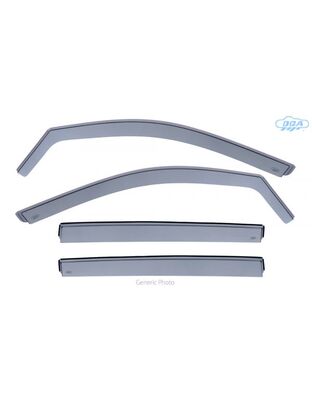 ΣΕΤ ΑΝΕΜΟΘΡΑΥΣΤΕΣ ΓΙΑ HONDA CIVIC 5D 2017-2021 ΑΠΟ ΕΥΚΑΜΠΤΟ ΧΥΤΟ ΑΚΡΥΛΙΚΟ ΓΥΑΛΙ  (CAST ACRYLIC GLASS) DGA - 4 ΤΕΜ.
