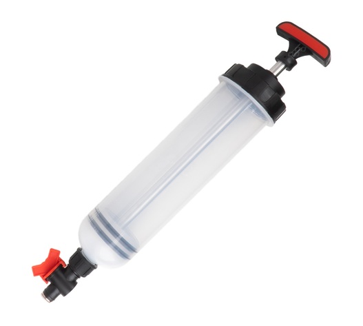 Amio - Σύριγγα αναρρόφησης & αλλαγής υγρών 1500ml με εύκαμπτο σωλήνα – Για λάδια Υγρά Φρένων & Ψυκτικά - 1 τεμ. (04278/AM)