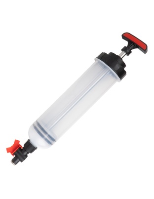 Amio - Σύριγγα αναρρόφησης & αλλαγής υγρών 1500ml με εύκαμπτο σωλήνα – Για λάδια Υγρά Φρένων & Ψυκτικά - 1 τεμ. (04278/AM)