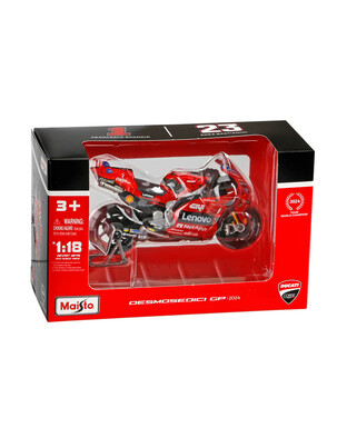 ΜΙΝΙΑΤΟΥΡΑ MOTO DUCATI LENOVO TEAM 2024 1:18 BURAGO LAMPA 1ΤΕΜ.