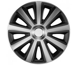 Τάσια Versaco Carbon Aviator Ασημί / Μαύρο - 14'' - 4τμχ.
