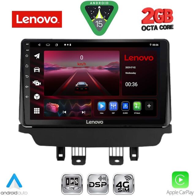LENOVO LVF 5384_CPA (9inc) MULTIMEDIA TABLET for MAZDA CX3 mod. 2014-2026