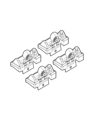 ΑΚΡΑ ΓΙΑ ΜΠΑΡΕΣ NORDRIVE ΓΙΑ RENAULT CLIO 5D 10/05+ KIT