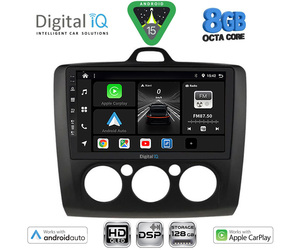 DIGITAL IQ BXF 18156BL_CPAA A/C (9inc) MULTIMEDIA TABLET for FORD FOCUS mod. 2005-2012 (BLACK)