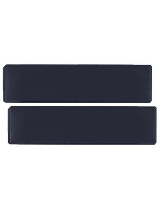 ΠΡΟΣΤΑΤΕΥΤΙΚΟ ΤΖΑΜΙ ΠΙΝΑΚΙΔΑΣ DARK BLACK ΦΙΜΕ ΝΕΟΥ ΤΥΠΟΥ 52,7 Χ 12 cm (ΠΛΑΣΤΙΚΟ) - 2 ΤΕΜ.