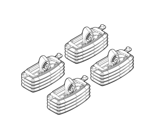 ΑΚΡΑ ΓΙΑ ΜΠΑΡΕΣ NORDRIVE ΓΙΑ FIAT IDEA 01/04-11/12 KIT