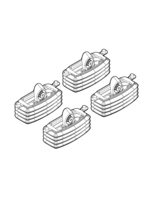 ΑΚΡΑ ΓΙΑ ΜΠΑΡΕΣ NORDRIVE ΓΙΑ FIAT IDEA 01/04-11/12 KIT