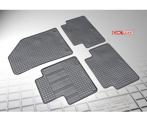 Cik - ΠΑΤΑΚΙΑ ΑΥΤΟΚΙΝΗΤΟΥ ΑΠΟ ΛΑΣΤΙΧΟ ΓΙΑ CITROEN C5 2008-2011 / C5 FACELIFT 2011-2017 ΣΕ ΜΑΥΡΟ ΧΡΩΜΑ ΜΕ ΚΟΥΜΠΩΜΑΤΑ - 4 ΤΕΜ. (RM.CI.0018/CK)