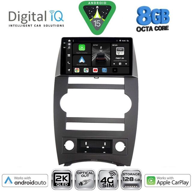 DIGITAL IQ BXK 20274_CPAA (9inc) MULTIMEDIA TABLET for JEEP COMMANDER mod. 2007-2009