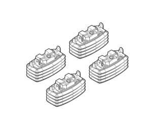 ΑΚΡΑ ΓΙΑ ΜΠΑΡΕΣ NORDRIVE ΓΙΑ FIAT MULTIPLA 11/98-12/10 KIT