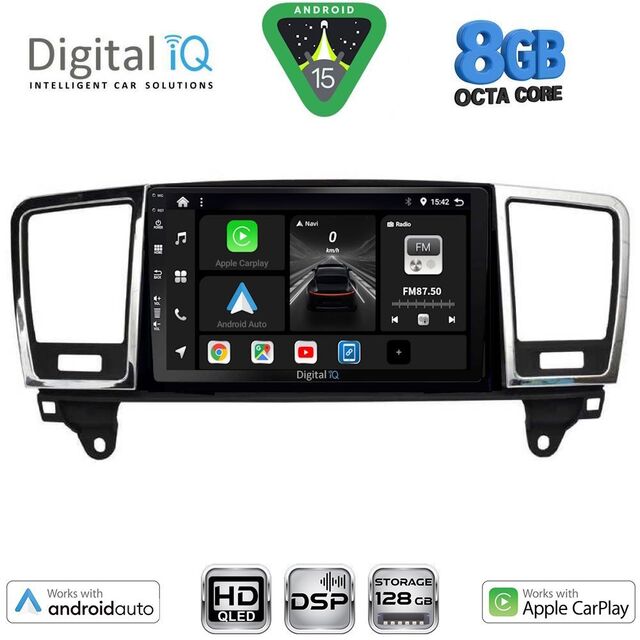 DIGITAL IQ BXF 18415_CPAA (9inc) MULTIMEDIA TABLET for MERCEDES ML (W166) – GL (X166) mod. 2011-2019