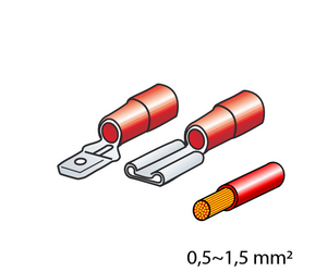 ΦΙΣΑΚΙΑ 6.3 x 0.8mm (40τμχ.)