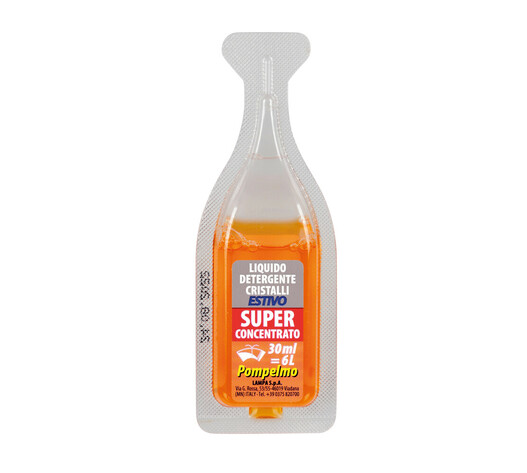 ΥΓΡΟ ΥΑΛΟΚΑΘΑΡΙΣΤΗΡΩΝ ΣΥΜΠΥΚΝΩΜΕΝΟ (1:200=6lt) 30ml ΜΕ ΑΡΩΜΑ ΓΚΡΕΙΠΦΡΟΥΤ LAMPA - 1 TEM.