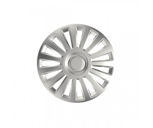 Amio - ΤΑΣΙΑ 15" HUBCAP LUXURY ΑΣΗΜΙ - ΣΕΤ 4 ΤΕΜ. ΣΕ ΚΟΥΤΙ (1273/AM)