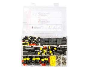 Amio - ΦΙΣ & ΒΥΣΜΑΤΑ ΚΑΛΩΔΙΩΝ 6 ΤΥΠΩΝ 12/24V ΑΡΣΕΝΙΚΑ ΚΑΙ ΘΗΛΥΚΑ ΣΕΤ - 352 ΤΕΜ. (03035/AM)