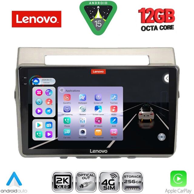 LENOVO SSZ 12711B_CPA (9inc) MULTIMEDIA TABLET for TOYOTA COROLLA VERSO mod. 2004-2009