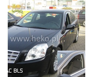 ΑΝΕΜΟΘΡΑΥΣΤΕΣ ΓΙΑ CADILLAC BLS 4D 2006-2009 ΖΕΥΓΑΡΙ ΑΠΟ ΕΥΚΑΜΠΤΟ ΦΙΜΕ ΠΛΑΣΤΙΚΟ HEKO - 2 ΤΕΜ.