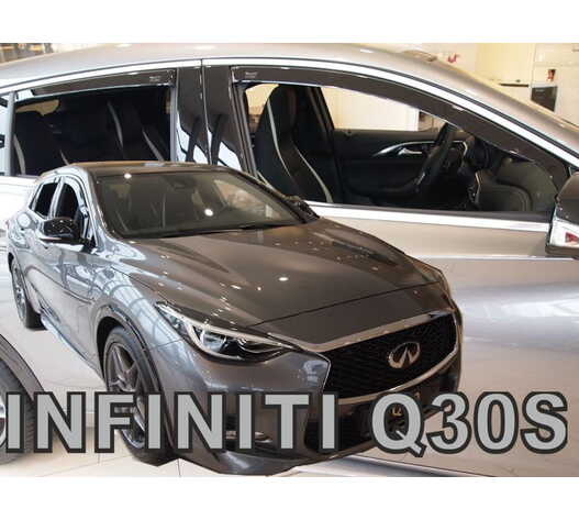 ΑΝΕΜΟΘΡΑΥΣΤΕΣ ΓΙΑ INFINITY Q30S 5D 2015-2019 ΣΕΤ ΑΥΤΟΚΙΝΗΤΟΥ ΑΠΟ ΕΥΚΑΜΠΤΟ ΦΙΜΕ ΠΛΑΣΤΙΚΟ HEKO - 4 ΤΕΜ.
