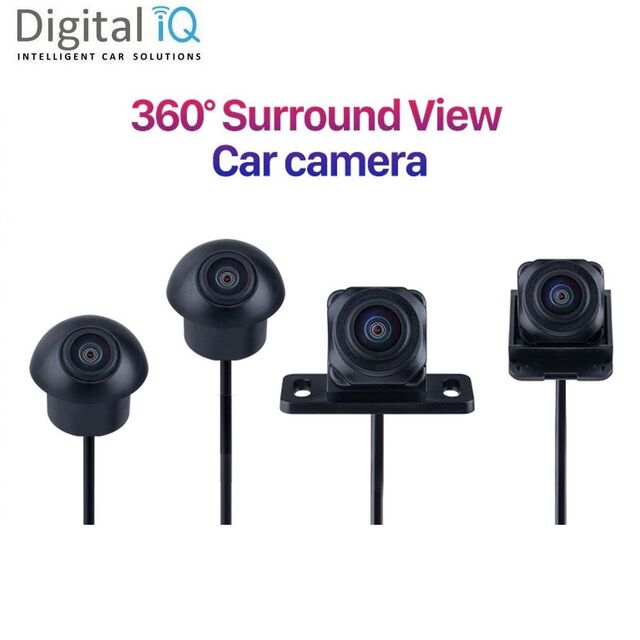 DIGITAL IQ CAM 360° - SET 4 CAMERAS ΠΑΝΟΡΑΜΙΚΗΣ ΘΕΑΣΗΣ (360ο BIRDVIEW) για οθόνες ANDROID DIGITAL IQ σειράς BXF-BXK