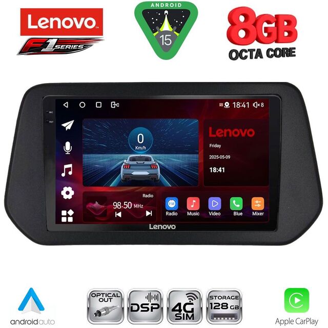 LENOVO SSR 10690_CPA (9inc) MULTIMEDIA TABLET for SUZUKI SWIFT mod. 2024-2027 - SΧ4 S-CROSS mod. 2021-2027