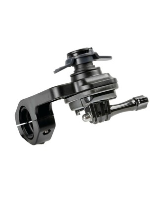 Διπλή Βάση Στήριξης Κινητού και Action Camera Combo της σειράς Optiline για Τιμόνι Ποδηλάτου με διάμετρο από 22 mm έως 31,75 mm και σύστημα Duolock, συμβατή με Θήκες ή Αντάπτορες Κινητού Optiline και Θήκες για Action Cameras