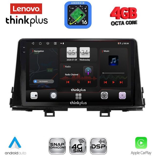 LENOVO LTG 7310_CPA (9inc) MULTIMEDIA TABLET for KIA PICANTO mod. 2021-2026