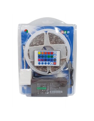 LED RGB ΤΑΙΝΙΑ ΤΡΟΦΟΔΟΣΙΑΣ 12V/5m ML-5050