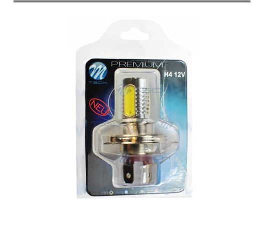 Λάμπα Η4 LED 4x1,5W HP 6W 12V Λευκή 1τεμ