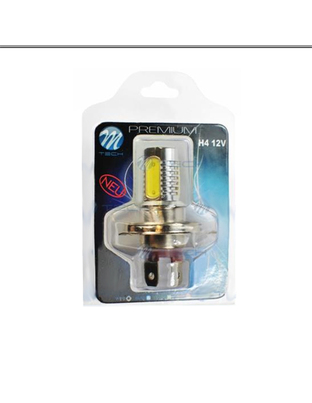 Λάμπα Η4 LED 4x1,5W HP 6W 12V Λευκή 1τεμ