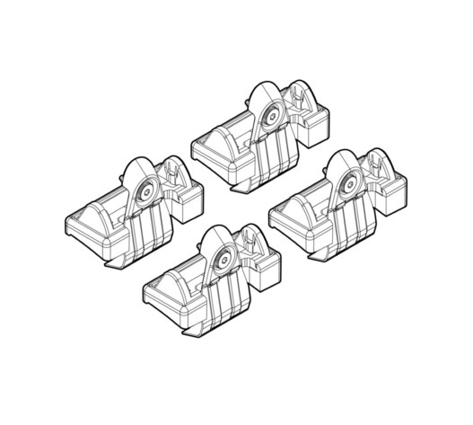 ΑΚΡΑ ΓΙΑ ΜΠΑΡΕΣ NORDRIVE ΓΙΑ VW GOLF 5 3D/5D-GOLF 6 3D/5D KIT