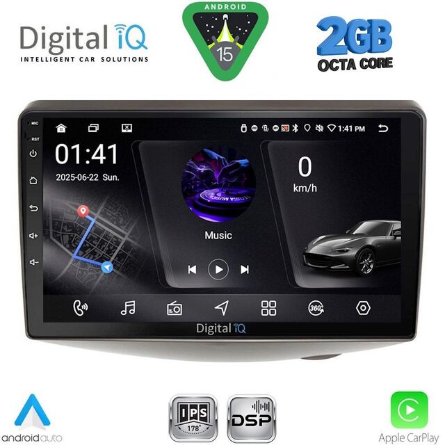 DIGITAL IQ RSF 4735_CPA (9inc) MULTIMEDIA TABLET for TOYOTA YARIS mod. 1999-2006
