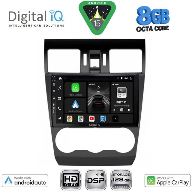 DIGITAL IQ BXF 18663B_CPAA (9inc) MULTIMEDIA TABLET for SUBARU FORESTER - IMPREZA - XV mod. 2013-2019