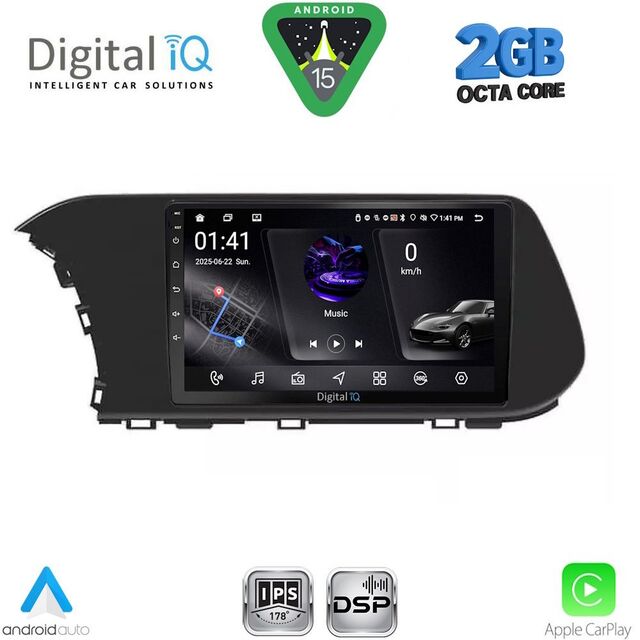 DIGITAL IQ RSF 4220_CPA (10inc) MULTIMEDIA TABLET for HYUNDAI i20 - BAYON mod. 2021-2026