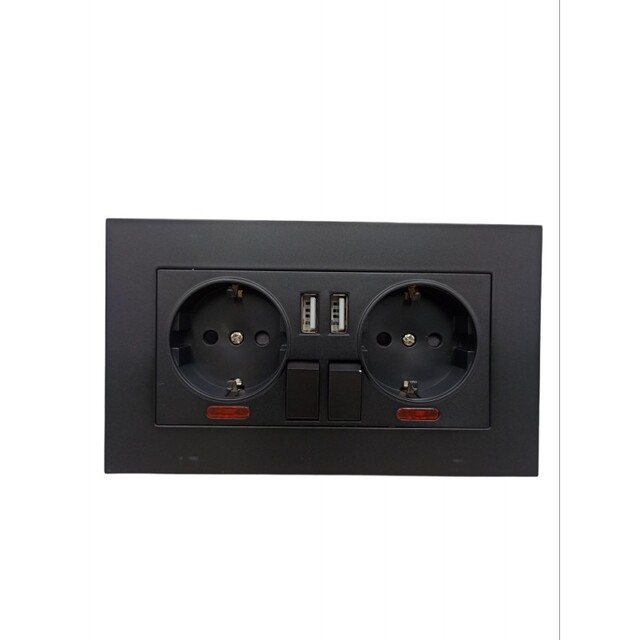ΔΙΠΛΟΣ ΕΣΩΤΕΡΙΚΟΣ ΔΙΑΚΟΠΤΗΣ ΜΕ ΘΥΡΕΣ USB EL-1010