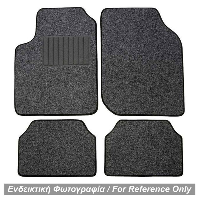 ΠΑΤΑΚΙΑ ΜΟΚΕΤΑ ΓΙΑ VW PASSAT 1997-2004 (ΓΚΡΙ ΜΕ ΜΑΥΡΟ ΡΕΛΙ) - 4 ΤΕΜ.