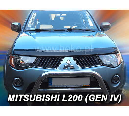 ΑΝΕΜΟΘΡΑΥΣΤΗΣ ΚΑΠΩ ΑΥΤΟΚΙΝΗΤΟΥ ΓΙΑ MITSUBISHI L200 2006-2016 ΜΠΡΟΣΤΙΝΟΣ ΑΠΟ ΕΥΚΑΜΠΤΟ ΦΙΜΕ ΠΛΑΣΤΙΚΟ HEKO - 1 ΤΕΜ.