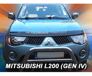 ΑΝΕΜΟΘΡΑΥΣΤΗΣ ΚΑΠΩ ΑΥΤΟΚΙΝΗΤΟΥ ΓΙΑ MITSUBISHI L200 2006-2016 ΜΠΡΟΣΤΙΝΟΣ ΑΠΟ ΕΥΚΑΜΠΤΟ ΦΙΜΕ ΠΛΑΣΤΙΚΟ HEKO - 1 ΤΕΜ.