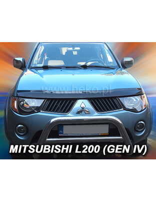 ΑΝΕΜΟΘΡΑΥΣΤΗΣ ΚΑΠΩ ΑΥΤΟΚΙΝΗΤΟΥ ΓΙΑ MITSUBISHI L200 2006-2016 ΜΠΡΟΣΤΙΝΟΣ ΑΠΟ ΕΥΚΑΜΠΤΟ ΦΙΜΕ ΠΛΑΣΤΙΚΟ HEKO - 1 ΤΕΜ.